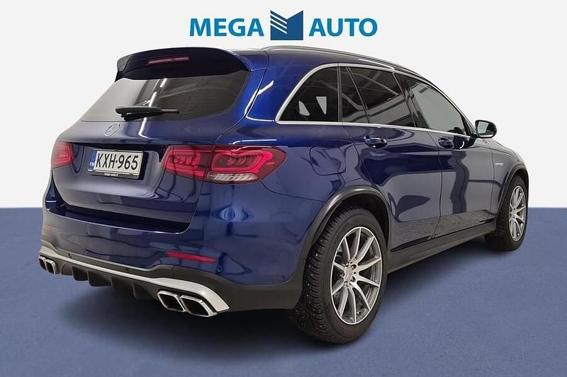 Käytetty Mercedes GLC63 AMG AMG 476 HP (350 kW) 2020 Sininen Katumaasturi