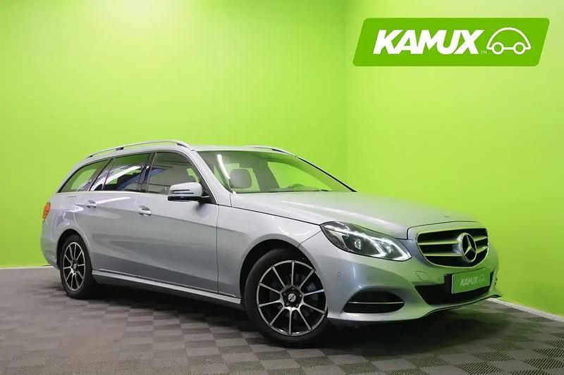 Hopea / harmaa Käytetty 2014 Mercedes E220 Avantgarde Farmari | 18 480 € (Perustarjous) - Kuva 1/4