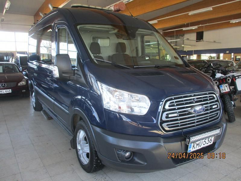Sininen Käytetty 2015 Ford Transit Van | 16 980 € (Kallis) - Kuva 1/4