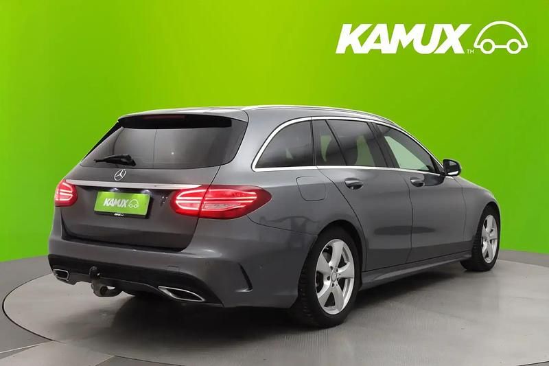 Käytetty Mercedes C220 Premium 170 HP (125 kW) 2016 Hopea / harmaa Farmari