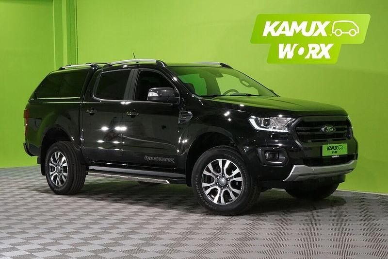 Musta Käytetty 2021 Ford Ranger Wildtrack Nouto | 34 900 € (Perustarjous) - Kuva 1/3