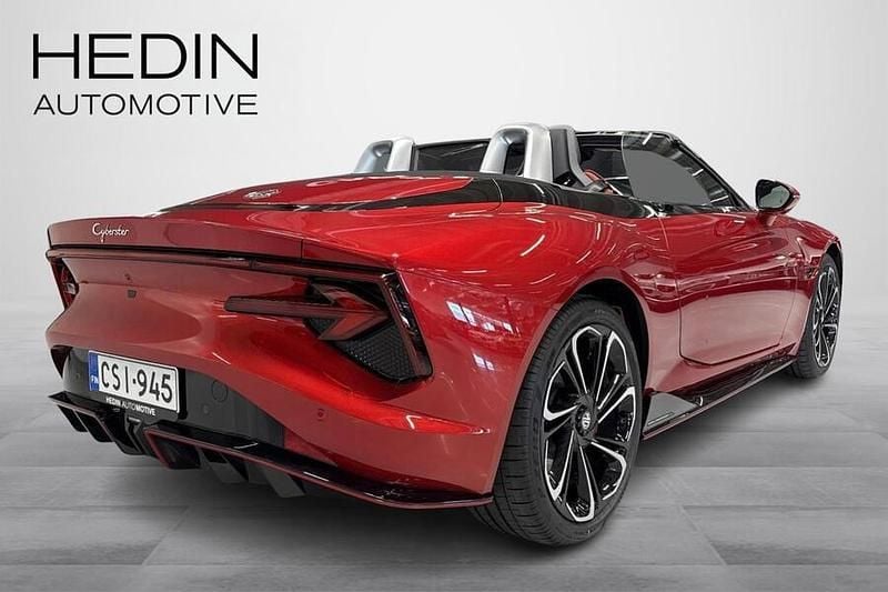 Käytetty MG Cyberster 375 kW (510 HP) 2025 Punainen Avoauto