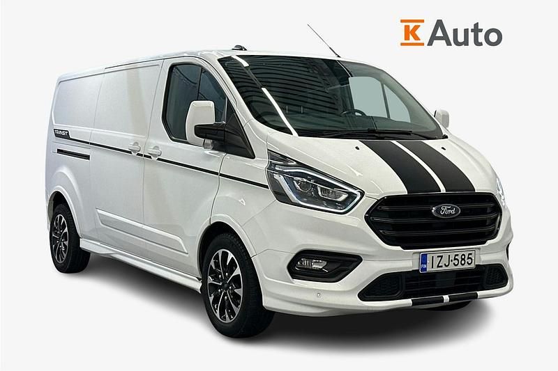 Valkoinen Käytetty 2021 Ford Transit Custom Sport Van | 32 700 € (Kallis) - Kuva 1/3
