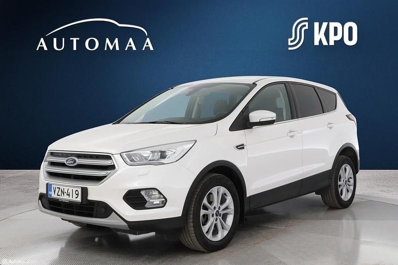 Valkoinen Käytetty 2018 Ford Kuga Titanium Katumaasturi | 19 380 € (Perustarjous) - Kuva 1/3