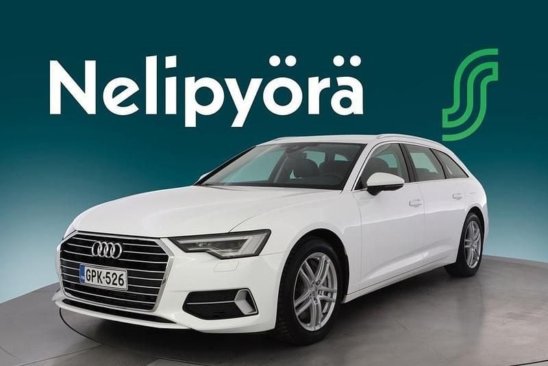 Valkoinen Käytetty 2023 Audi A6 Advanced Farmari | 38 700 € (Hyvä tarjous) - Kuva 1/3