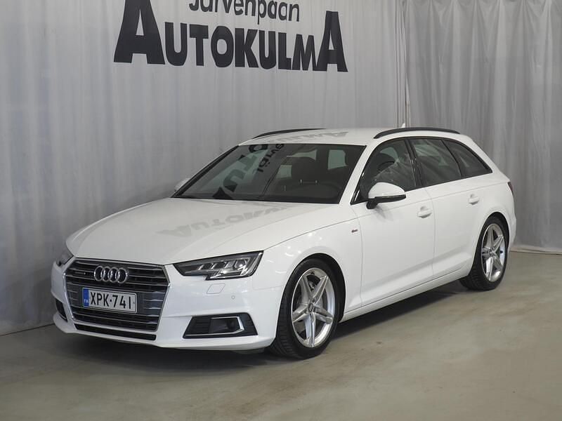 Valkoinen Käytetty 2018 Audi A4 S-Line Farmari | 17 500 € (Hyvä tarjous) - Kuva 1/4
