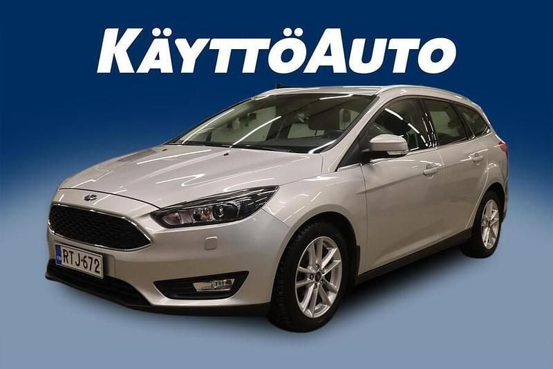 Harmaa Käytetty 2018 Ford Focus Farmari | 9 990 € (Perustarjous) - Kuva 1/4