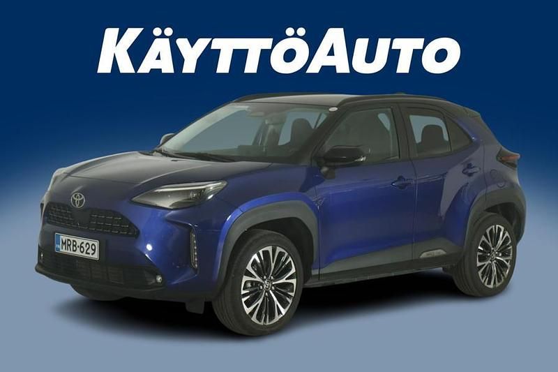 Sininen Käytetty 2024 Toyota Yaris Hybrid Premium Katumaasturi | 33 900 € (Hieman kallis) - Kuva 1/4