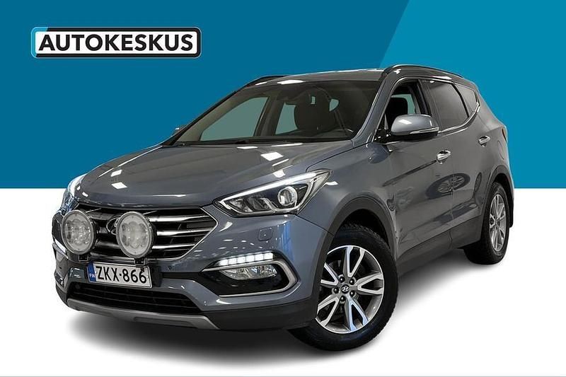 Sininen Käytetty 2017 Hyundai Santa Fe Style Katumaasturi | 22 390 € (Hyvä tarjous) - Kuva 1/2
