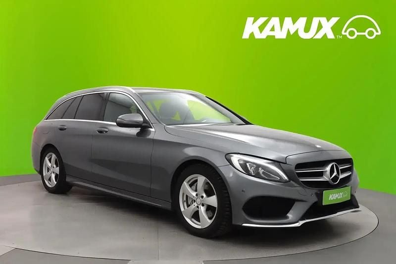 Käytetty Mercedes C220 Premium 170 HP (125 kW) 2016 Hopea / harmaa Farmari