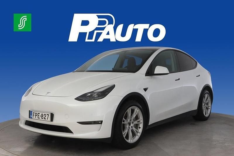 Käytetty Tesla Model Y Long Range AWD 258 kW (351 HP) 2021 Valkoinen Katumaasturi
