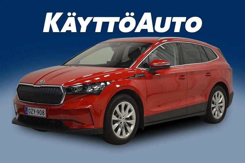Käytetty Skoda Enyaq iV 194 kW (265 HP) 2023 Punainen Katumaasturi