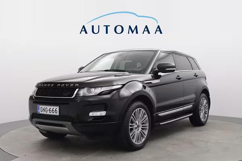 Musta Käytetty 2012 Land Rover Range Rover evoque Prestige Katumaasturi | 23 400 € - Kuva 1/4