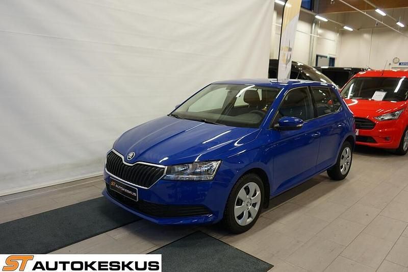Sininen Käytetty 2019 Skoda Fabia Active Viistoperä | 9 890 € (Perustarjous) - Kuva 1/4