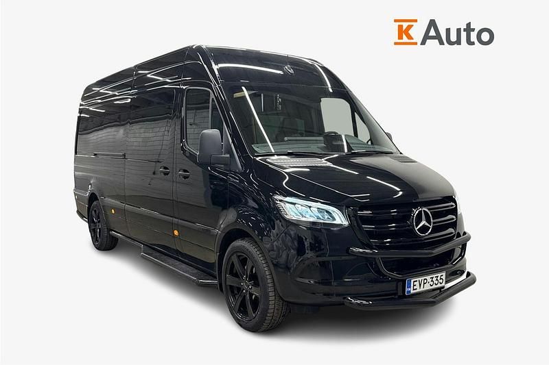 Uusi Mercedes Sprinter 188 HP (138 kW) 2025 Musta Van