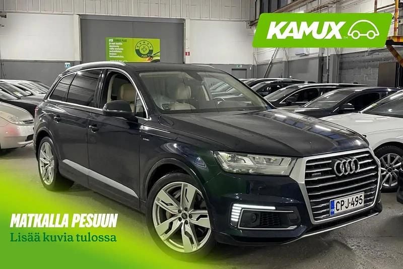 Sininen Käytetty 2017 Audi Q7 Business Katumaasturi | 27 900 € (Perustarjous) - Kuva 1/4