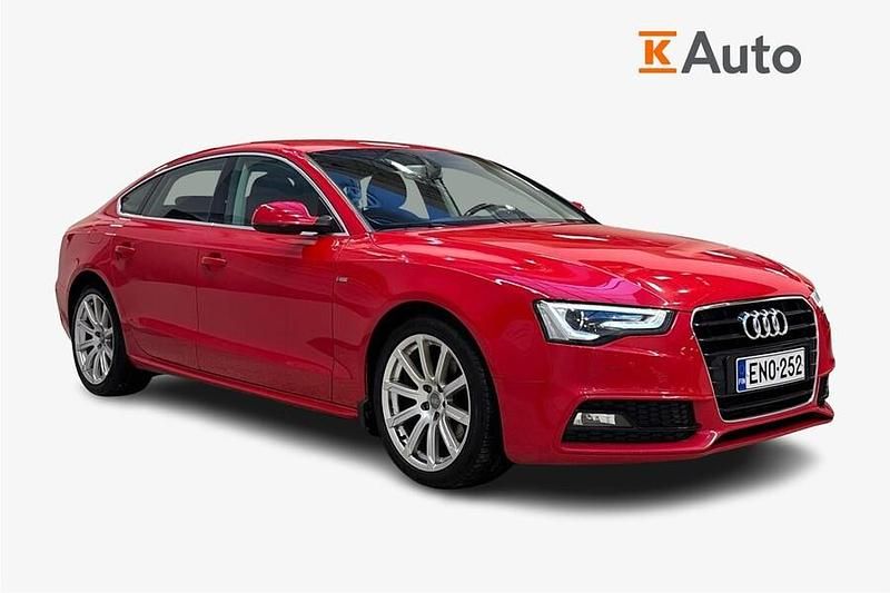 Punainen Käytetty 2015 Audi A5 Sportback Business Viistoperä | 13 250 € (Hyvä tarjous) - Kuva 1/3