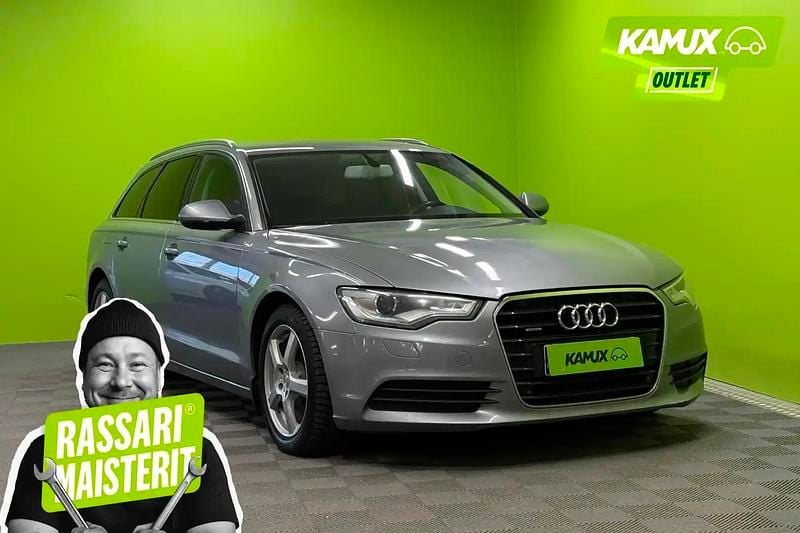 Hopea / harmaa Käytetty 2012 Audi A6 Comfort Farmari | 8 400 € (Perustarjous) - Kuva 1/4