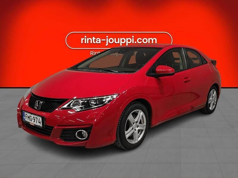 Punainen Käytetty 2016 Honda Civic Viistoperä | 13 490 € (Perustarjous) - Kuva 1/3