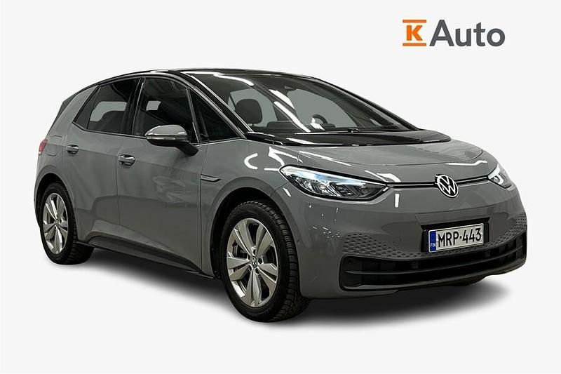 Harmaa Käytetty 2023 VW ID.3 Pro Performance Viistoperä | 26 990 € (Perustarjous) - Kuva 1/3