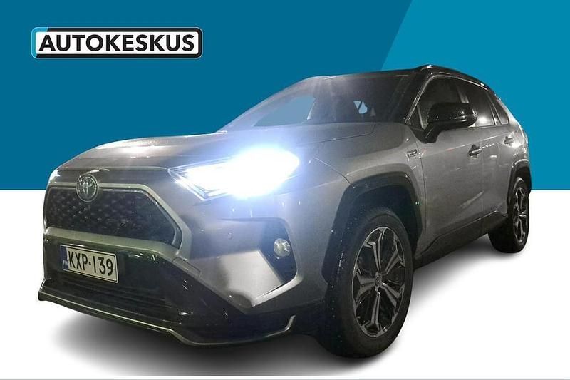 Harmaa Käytetty 2021 Toyota RAV4 Hybrid Premium Katumaasturi | 44 490 € (Perustarjous) - Kuva 1/2