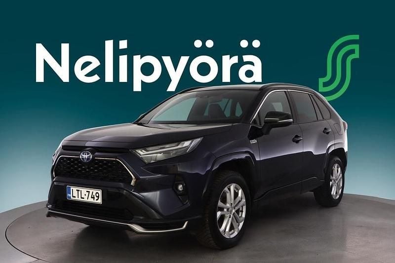 Sininen Käytetty 2022 Toyota RAV4 Hybrid Premium Katumaasturi | 38 900 € (Perustarjous) - Kuva 1/3