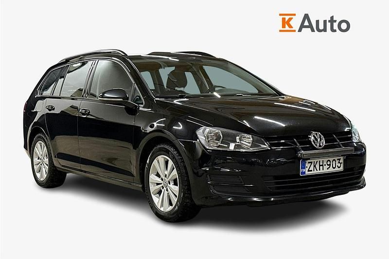 Käytetty VW Golf VII Comfortline 105 HP (77 kW) 2014 Musta Farmari