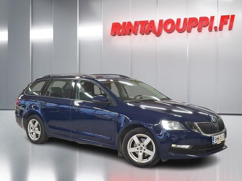 Sininen Käytetty 2018 Skoda Octavia Ambition Farmari | 10 300 € (Hyvä tarjous) - Kuva 1/3