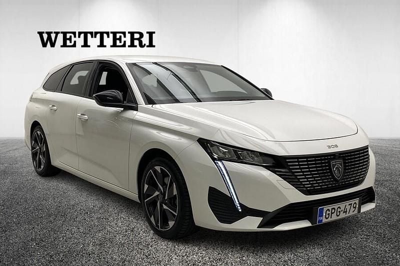 Valkoinen Käytetty 2022 Peugeot 308 Allure Farmari | 21 550 € (Kallis) - Kuva 1/4
