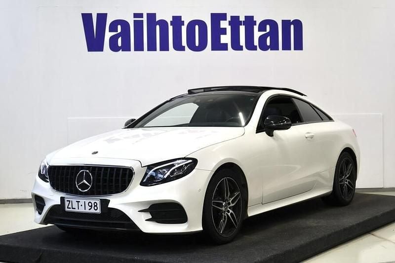 Käytetty Mercedes E220 Business 194 HP (142 kW) 2018 Valkoinen Coupe - kaksiovinen