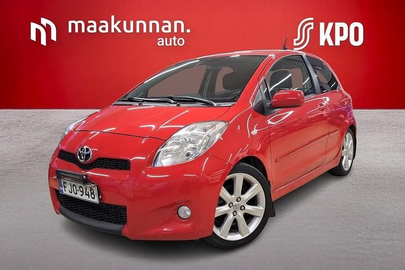 Punainen Käytetty 2010 Toyota Yaris Viistoperä | 8 200 € (Supertarjous) - Kuva 1/4