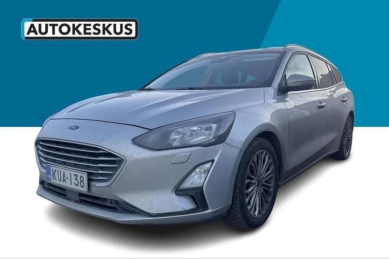 Harmaa Käytetty 2021 Ford Focus Titanium Farmari | 13 790 € (Perustarjous) - Kuva 1/2