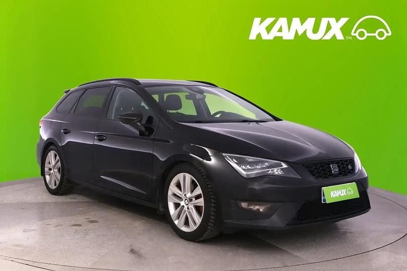 Musta Käytetty 2017 Seat Leon ST FR Farmari | 12 180 € (Perustarjous) - Kuva 1/4
