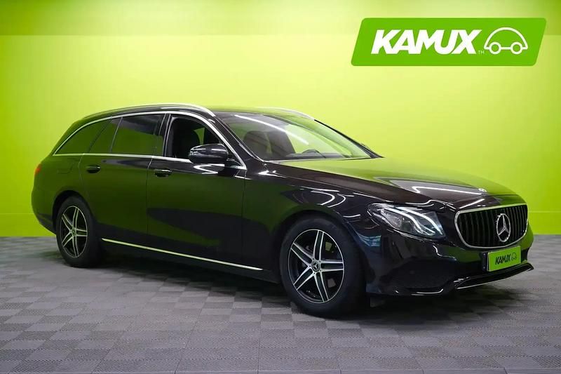 Musta Käytetty 2018 Mercedes E200 Business Farmari | 15 650 € (Hyvä tarjous) - Kuva 1/4