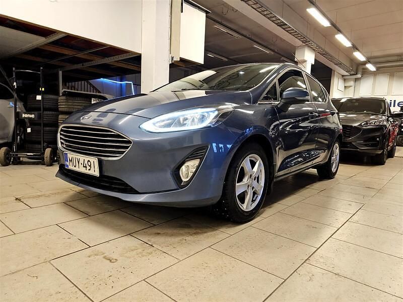 Käytetty Ford Fiesta Titanium 84 HP (61 kW) 2019 Sininen Viistoperä
