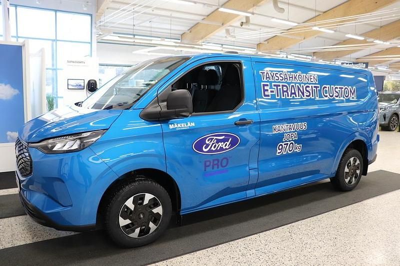 Sininen Käytetty 2025 Ford E-Transit Trend Van | 58 800 € (Perustarjous) - Kuva 1/4
