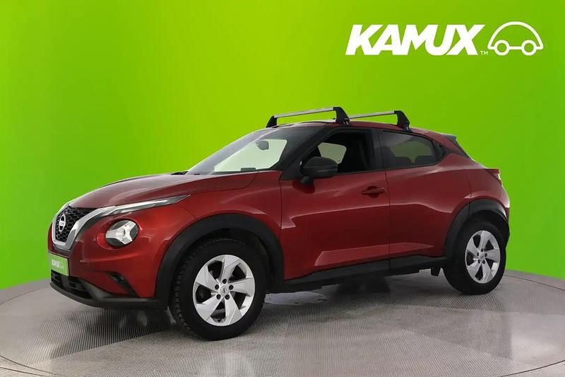 Käytetty Nissan Juke N-Connecta 117 HP (86 kW) 2020 Punainen Katumaasturi
