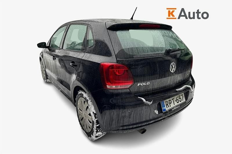 Käytetty VW Polo Comfortline 90 HP (66 kW) 2012 Musta Viistoperä