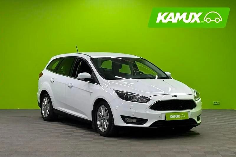 Valkoinen Käytetty 2018 Ford Focus Farmari | 6 490 € (Hyvä tarjous) - Kuva 1/4