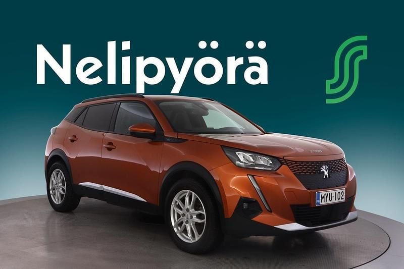 Käytetty Peugeot e-2008 Allure 100 kW (136 HP) 2021 Oranssi Katumaasturi
