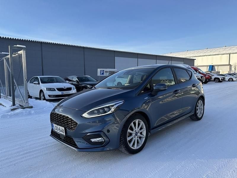 Käytetty Ford Fiesta ST-Line 101 HP (74 kW) 2019 Sininen Viistoperä