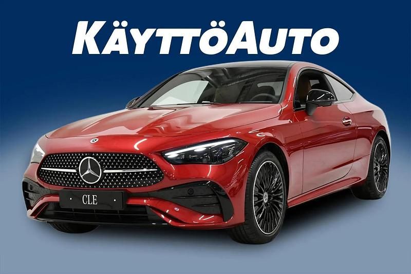 Uusi Mercedes CLE300 AMG line 204 HP (150 kW) 2025 Desingo patag.punain Coupe - kaksiovinen