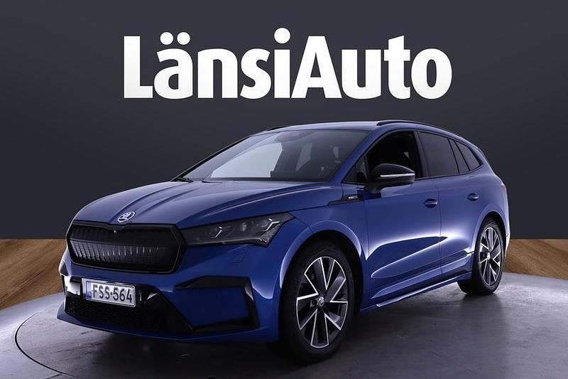 Sininen Käytetty 2021 Skoda Enyaq iV SportLine Katumaasturi | 29 350 € (Hieman kallis) - Kuva 1/1