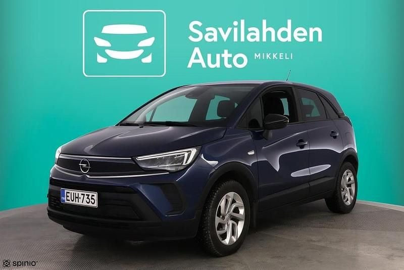 Käytetty Opel Crossland Comfort 110 HP (80 kW) 2022 Sininen Katumaasturi