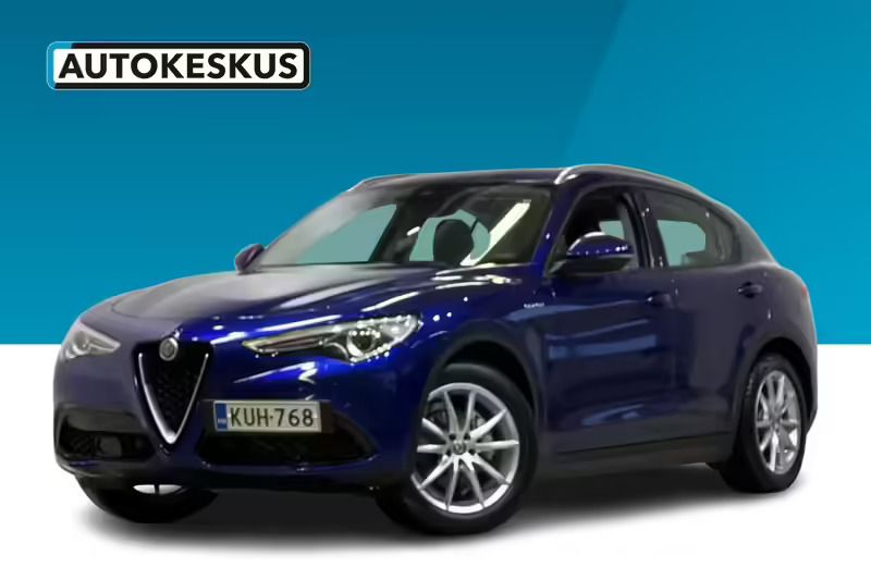 Sininen Käytetty 2021 Alfa Romeo Stelvio Super Katumaasturi | 29 890 € - Kuva 1/3