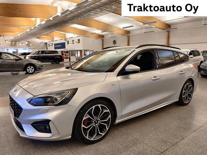 Harmaa Käytetty 2019 Ford Focus ST-Line Farmari | 17 750 € (Kallis) - Kuva 1/4