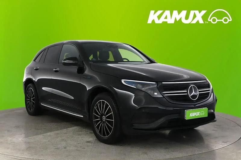 Musta Käytetty 2020 Mercedes EQC400 AMG line Katumaasturi | 38 900 € (Hieman kallis) - Kuva 1/4
