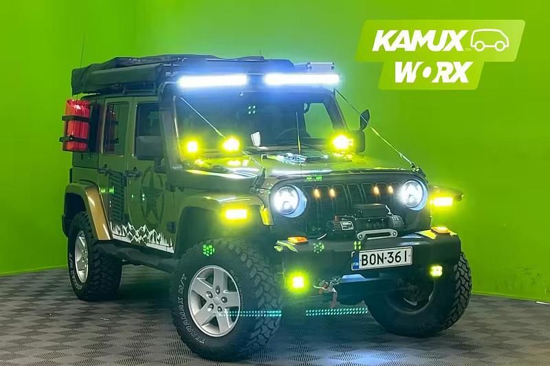 Käytetty Jeep Wrangler 177 HP (130 kW) 2008 Vihreä Katumaasturi