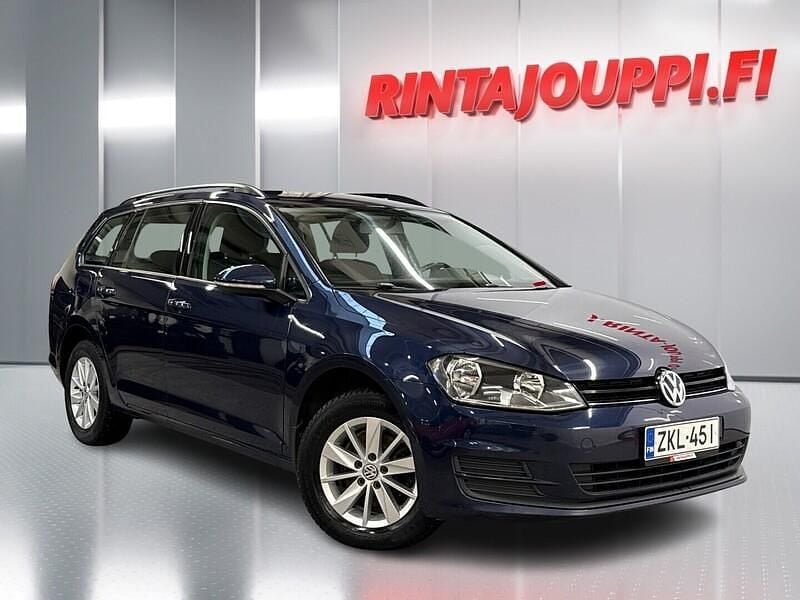 Sininen Käytetty 2015 VW Golf VII Comfortline Farmari | 9 440 € (Perustarjous) - Kuva 1/4