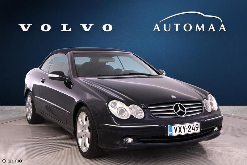 Käytetty Mercedes CLK240 Elegance 170 HP (125 kW) 2003 Sininen Avoauto